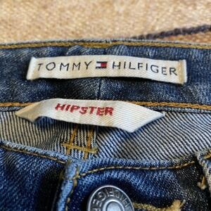 Y2K Vintage Jeans Tommy Hilfiger Hipster Crop Ankle Cuff Low Rise 2000s Denim 2